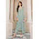Sea Green Latest Heavy Designer Pakistani Style Salwar Suit