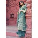 Teal Latest Heavy Designer Pakistani Style Salwar Suit
