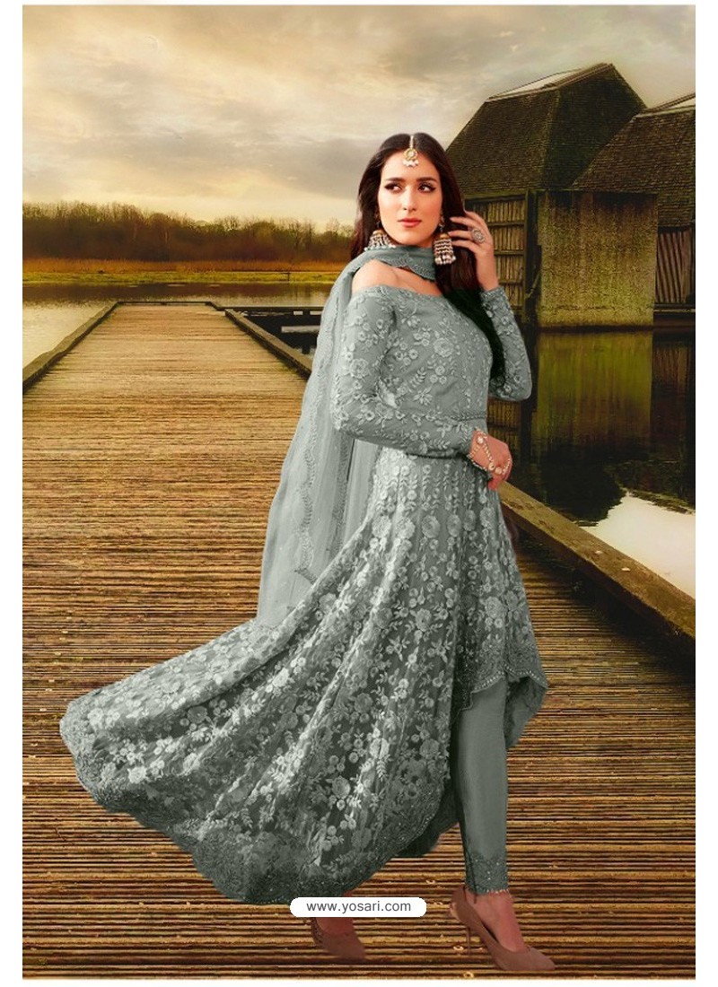 Designer Heavy Gown - Designer Party Wear Gown 100% Export Oriented Unit  from Surat