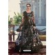 Black Latest Designer Wedding Gown Style Anarkali Suit