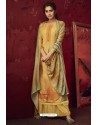 Mustard Latest Casual Wear Pashmina Palazzo Salwar Suit