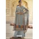 Aqua Grey Designer Casual Wear Pashmina Palazzo Salwar Suit
