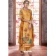 Mustard Designer Casual Wear Pashmina Palazzo Salwar Suit