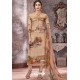 Beige Designer Casual Wear Pashmina Palazzo Salwar Suit