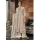 Off White Designer Casual Wear Pashmina Palazzo Salwar Suit