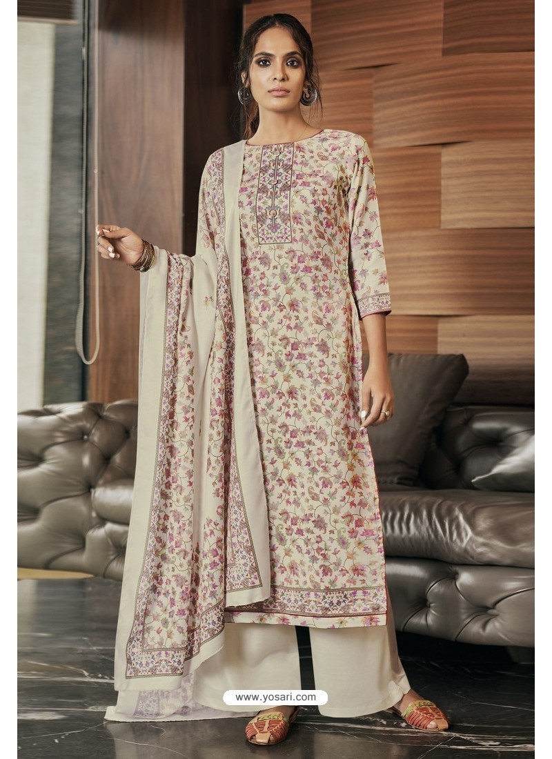 Multicolor Straight Ladies Designer Pashmina Suits at Rs 525/piece in Surat