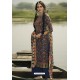 Dark Blue Designer Casual Wear Pashmina Palazzo Salwar Suit