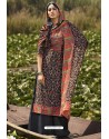 Black Designer Casual Wear Pashmina Palazzo Salwar Suit