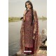 Maroon Designer Casual Wear Pashmina Palazzo Salwar Suit