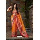 Yellow Designer Soft Silk Classic Wear Soft Silk Sari