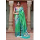 Jade Green Designer Soft Silk Classic Wear Soft Silk Sari