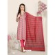 Dusty Pink Party Wear Designer Straight Salwar Suit