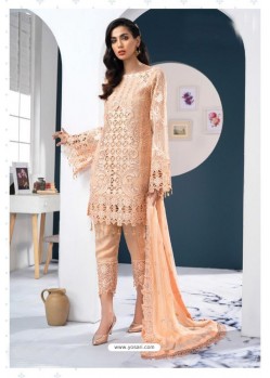 Cream Latest Heavy Designer Party Wear Pakistani Style Salwar Suit