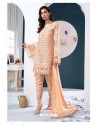 Cream Latest Heavy Designer Party Wear Pakistani Style Salwar Suit