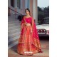 Fuchsia Heavy Embroidered Designer Wedding Lehenga Choli