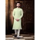 Green Readymade Designer Kurta Pajama For Men
