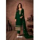 Dark Green Party Wear Designer Straight Salwar Suit