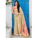 Khaki Latest Party Wear Embroidered Soft Silk Sari