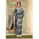 Pigeon Latest Party Wear Embroidered Soft Silk Sari