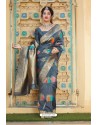 Pigeon Latest Party Wear Embroidered Soft Silk Sari