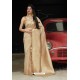 Gold Latest Party Wear Embroidered Soft Silk Sari