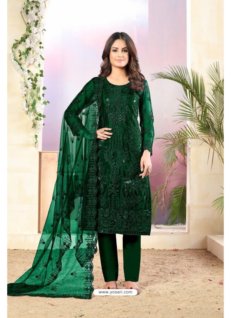 dark green designer suits