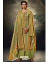 Green Designer Casual Wear Pashmina Palazzo Salwar Suit