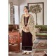 Coffee Party Wear Designer Falcon Velvet Palazzo Suit