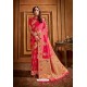 Rani Pink Latest Designer Party Wear Silk Wedding Sari