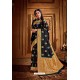 Black Latest Designer Party Wear Silk Wedding Sari