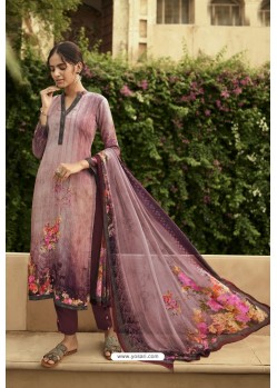 Old Rose Designer Casual Wear Sorar Crepe Palazzo Salwar Suit