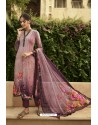 Old Rose Designer Casual Wear Sorar Crepe Palazzo Salwar Suit