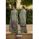 Grayish Green Designer Casual Wear Sorar Crepe Palazzo Salwar Suit