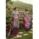 Light Grey Designer Casual Wear Sorar Crepe Palazzo Salwar Suit