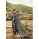 Dull Grey Designer Casual Wear Sorar Crepe Palazzo Salwar Suit