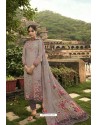 Dusty Pink Designer Casual Wear Sorar Crepe Palazzo Salwar Suit