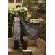 Light Grey Designer Casual Wear Sorar Crepe Palazzo Salwar Suit