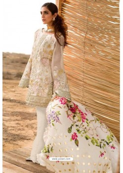 Off White Latest Georgette Designer Party Wear Pakistani Style Salwar Suit