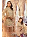 Beige Latest Georgette Designer Party Wear Pakistani Style Salwar Suit