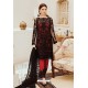 Black Latest Georgette Designer Party Wear Pakistani Style Salwar Suit