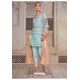 Sky Blue Latest Georgette Designer Party Wear Pakistani Style Salwar Suit