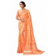 Orange Latest Designer Classic Wear Soft Silk Sari