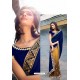 Mustard Heavy Embroidered Designer Wear Wedding Sari