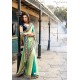 Multi Colour Heavy Embroidered Designer Wear Wedding Sari