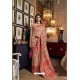 Beige Designer Pure Kashmiri Modal Weaving Silk Classic Wear Sari