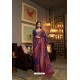 Navy Blue Designer Pure Kashmiri Modal Weaving Silk Classic Wear Sari