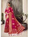 Rani Designer Classic Wear Jacquard Wedding Sari