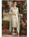 Off White Latest Heavy Designer Party Wear Pakistani Style Salwar Suit