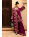 Deep Wine Latest Heavy Designer Party Wear Pakistani Style Salwar Suit