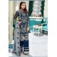 Navy Blue Latest Heavy Designer Party Wear Pakistani Style Salwar Suit